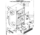 Kenmore 1068607040 cabinet parts diagram