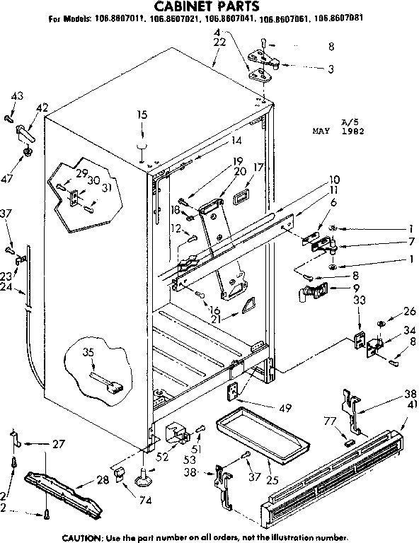 CABINET PART