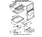 Kenmore 1068607061 breaker and partition parts diagram