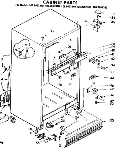 Cabinet parts