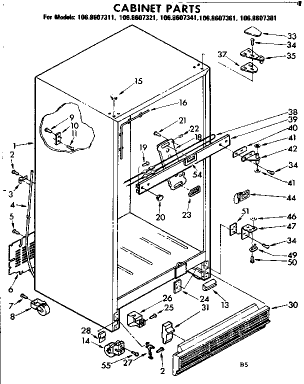 Cabinet parts