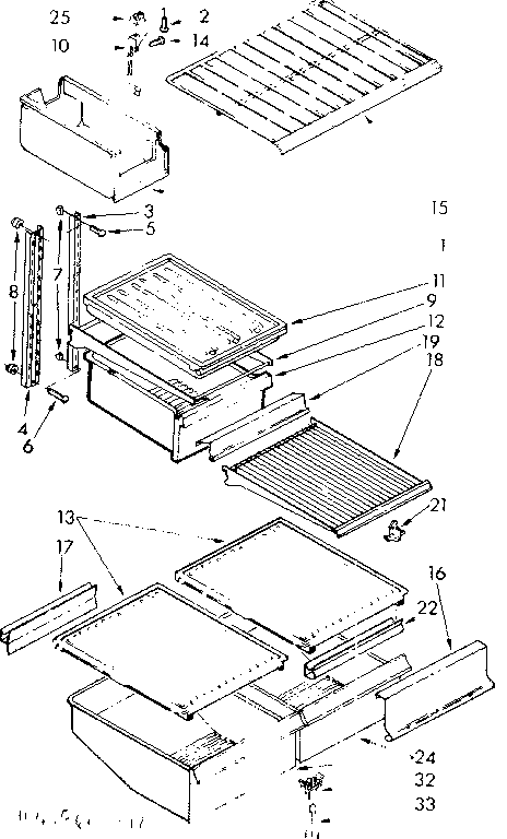 Shelf parts