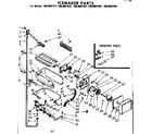 Kenmore 1068607361 icemaker parts diagram