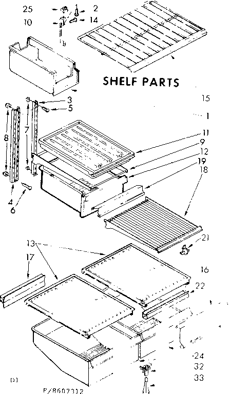 SHELF PARTS