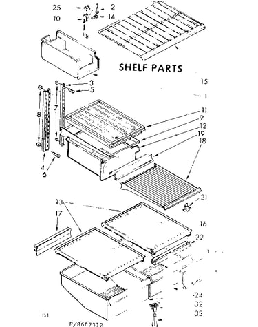 Shelf parts