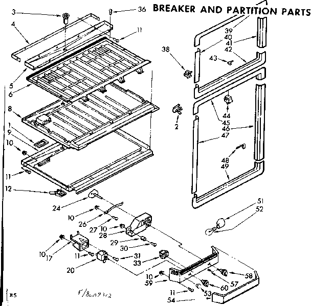 BREAKER AND PARTITION PARTS