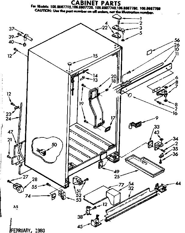 Cabinet parts