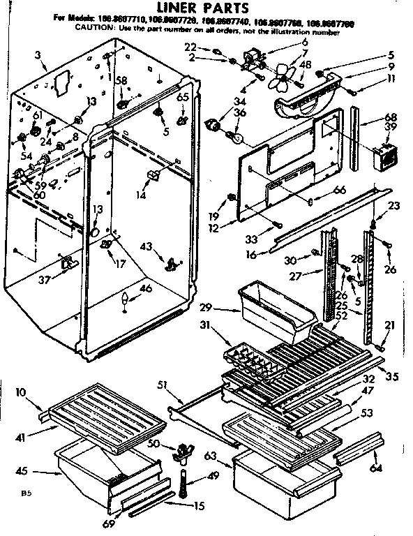 Liner parts