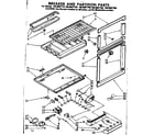 Kenmore 1068607740 breaker and partition parts diagram