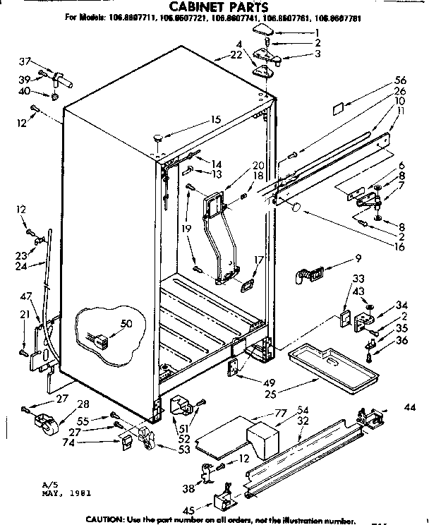 CABINET PARTS