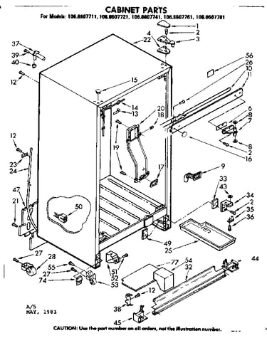 Cabinet parts