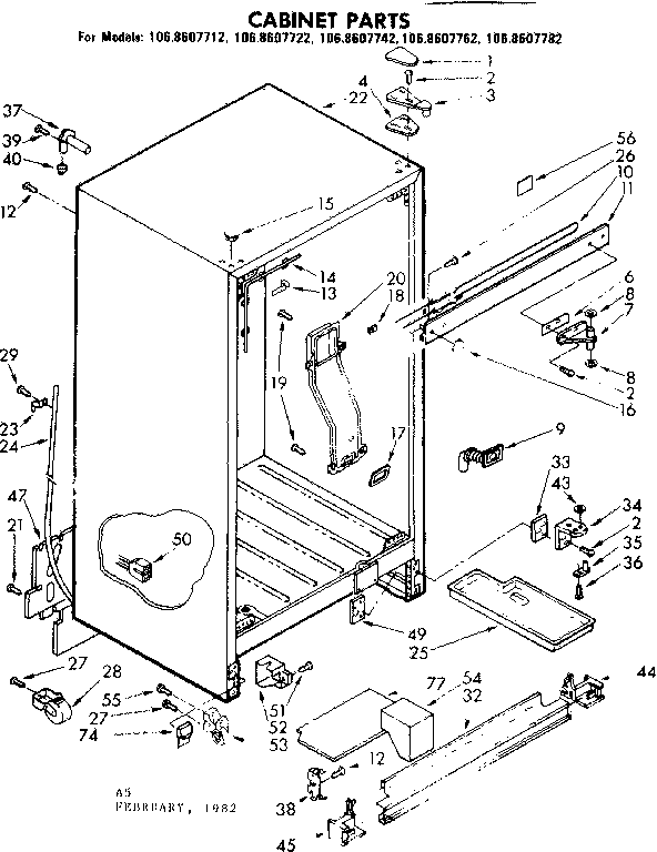 Cabinet parts