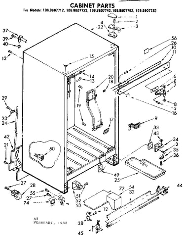 Cabinet parts