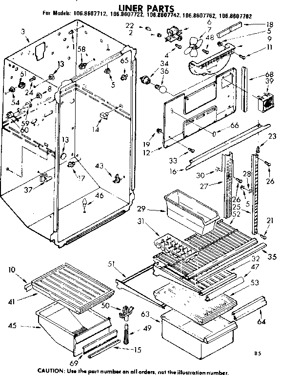 Liner parts