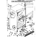 Kenmore 1068607910 cabinet parts diagram