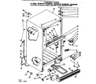 Kenmore 1068607912 cabinet parts diagram