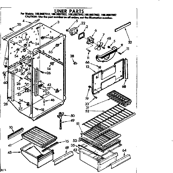 Liner parts
