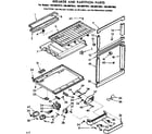 Kenmore 1068607912 breaker and partition parts diagram