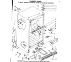Kenmore 1068607943 cabinet parts diagram