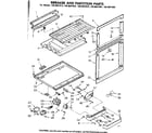 Kenmore 1068607943 breaker & partition parts diagram
