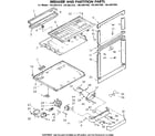 Kenmore 1068607916 breaker and partition parts diagram