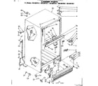 Kenmore 1068607987 cabinet parts diagram
