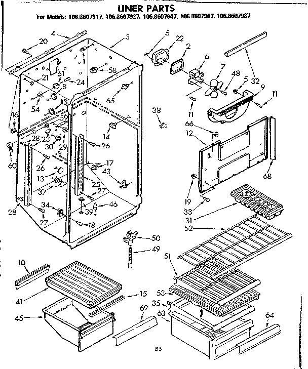 Liner parts