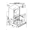 Kenmore 1068608240 cabinet parts diagram