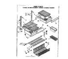 Kenmore 1068608240 liner parts diagram