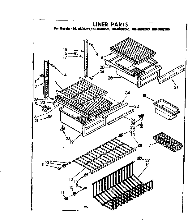 Liner parts