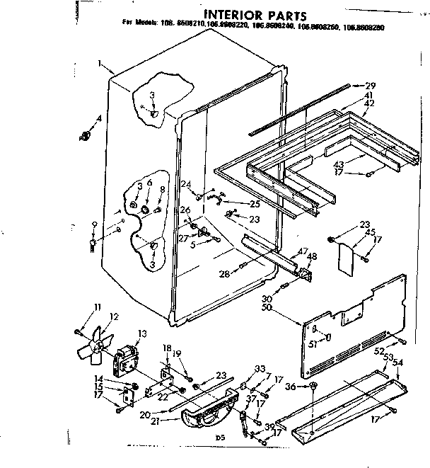 Interior parts