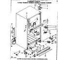Kenmore 1068608360 cabinet parts diagram