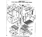 Kenmore 1068608380 liner parts diagram