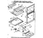 Kenmore 1068608340 breaker and partition parts diagram