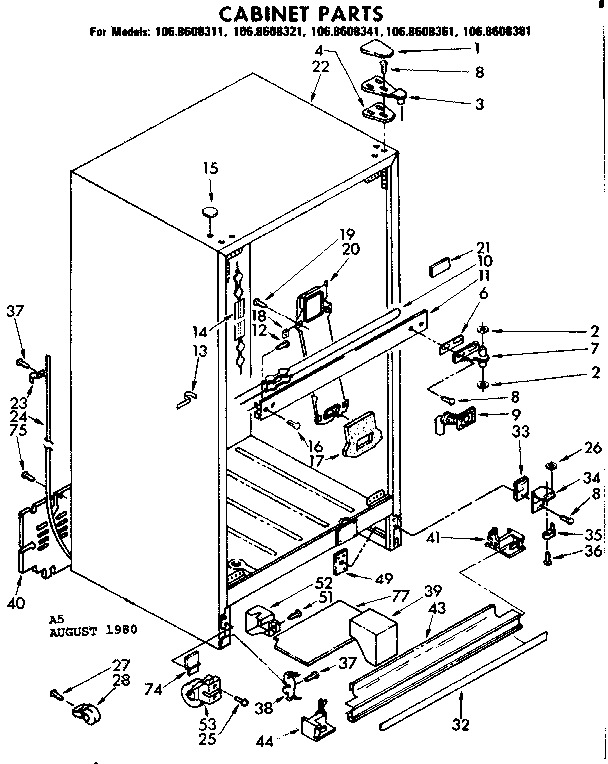 Cabinet parts