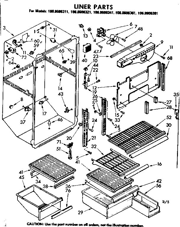 Liner parts