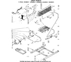 Kenmore 1068608321 unit parts diagram