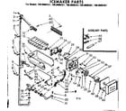 Kenmore 1068608381 icemaker parts diagram