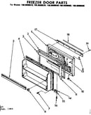 Freezer door parts
