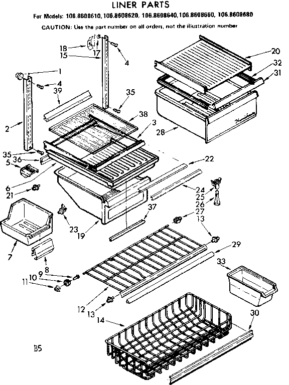 Liner parts