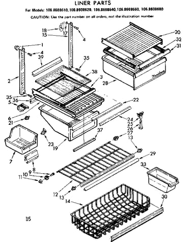 Liner parts