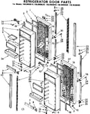 Refrigerator door parts