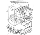 Kenmore 1068608680 interior parts diagram
