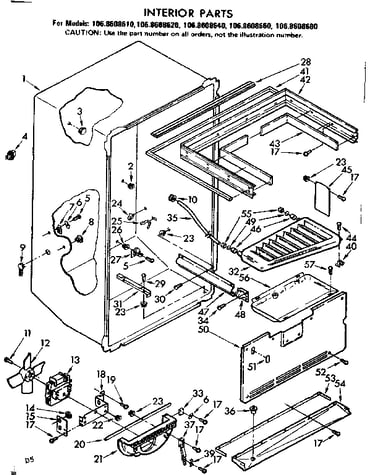 Interior parts