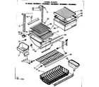 Kenmore 1068608621 liner parts diagram