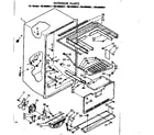 Kenmore 1068608641 interior parts diagram