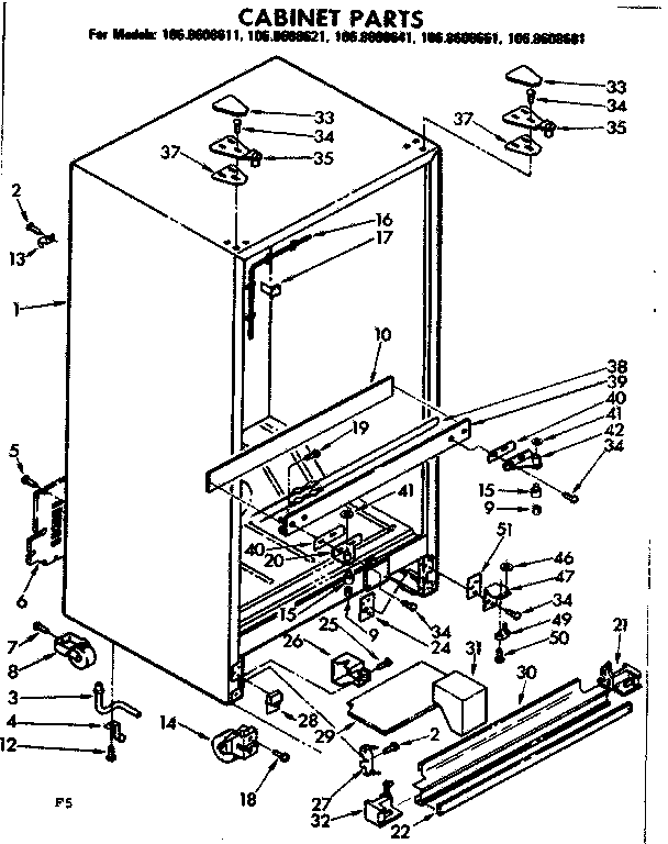 CABINET PARTS