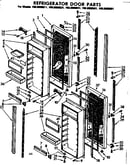 Refrigerator door parts