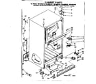 Kenmore 1068609210 cabinet parts diagram