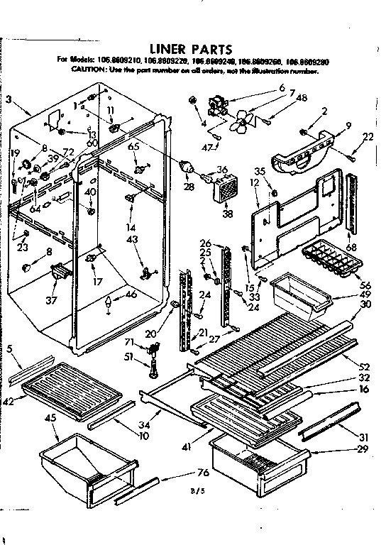 Liner parts